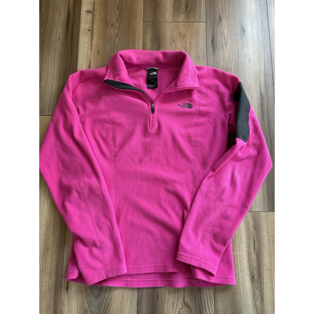 The North Face Women's Sz XS Flashdry Quarterzip Pink Fleece Pullover
